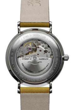 Preview: Bauhaus Herrenuhr Automatik mit Wochentagsanzeige und Lederarmband